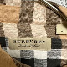 人気★ BURBERRY LONDON ENGLAND バーバリー 長袖シャツ ノバチェック ベージュ_画像6