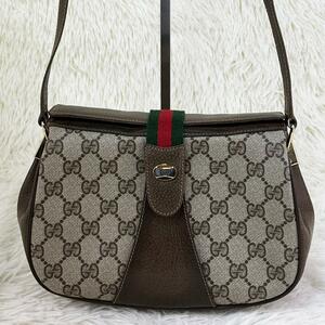 1円～ GUCCI グッチ ショルダーバッグ オールド ヴィンテージ シェリーライン