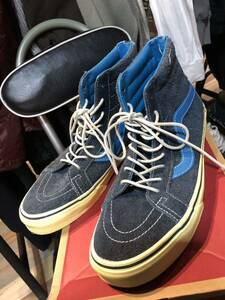 1円 ★ VANS バンズ ★ Liberaiders ★ リべライダース ★ SK8-HI REISSUE ZIP INDIA INK MARSHMALLOW US9.5 VN0A5KRCBZZ 27.5cm 　FK