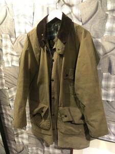 福岡出品 ★ 90s UK Vintage Barbour ヴィンテージ ★ 90年代 ★ バブアー SOLWAY ZIPPER ソルウェイジッパー サイズ42in 　FK