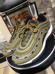 NIKE×UNDEFEATED ナイキ×アンディフィーテッド AIR MAX97 UNDFTD エアマックス97 DC4830-300 サイズ9 ミリティアグリーン/ブラック FK