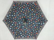 折りたたみ傘　軽量　レディース 雨傘　新品　ドット（プチトートバッグ袋入）　黒_画像6