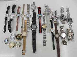 ジャンク　腕時計　25本　まとめセット　SEIKO　CITIZEN　CASIO　Baby-G　ALBA　Q＆Q等