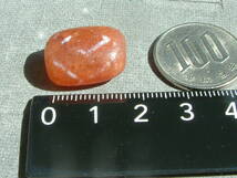 194【天珠八仙】〈15～17世紀頃のOLD.チベタンEtched Carnelian〉ペマラカ後期 小粒..約1.9㌢_画像5