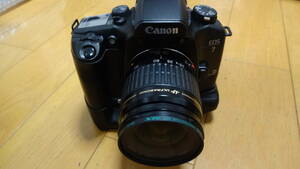 Canon EOS7 フィルムカメラ 一眼レフ ＋ EF 28-80mm 1:3.5-5.6 Ⅱ ＋ バッテリーパックBP-300セット