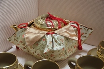 陶器製 宜興 中国茶 ポット と カップ 6客 セット 検索 龍 ドラゴン テーブル グッズ_画像6