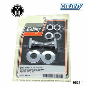 9616-4 Colony コロニー リアスタンド マウントキット クロームメッキ ハーレーダビッドソン