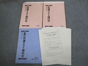 VM11-083 駿台 夏の/共通テスト現代文 テキスト通年セット/テスト4回分付 2022 計3冊 池上和裕 27S0D