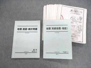 VM01-045 駿台 地理 読図・統計問題/系統地理・地誌 テキスト通年セット 2022 宇野仙 42M0D