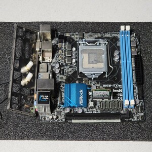 ASRock H97M-ITX/ac IOパネル付属 LGA1150 Mini-ITXマザーボード 第4・5世代CPU対応 最新Bios 動作確認済 PCパーツ (2)