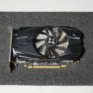 玄人志向 GEFORCE GTX1050Ti 4GB GDDR5/GF-GTX1050Ti-4GB/OC/SF 補助電源不要 動作確認済み PCパーツ グラフィックカード PCIExpress