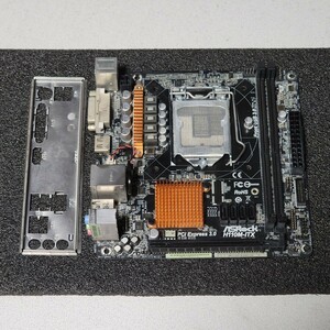 ASRock H110M-ITX IOパネル付属 LGA1151 Mini-ITXマザーボード 第6・7世代CPU対応 最新Bios 動作確認済 PCパーツ