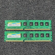 SiliconPower DDR3-1600MHz 16GB (8GB×2枚キット) SP008GBLTU160N02 動作確認済み デスクトップ用 PCメモリ _画像1