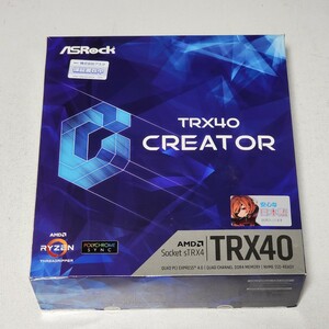 ASRock TRX40 Creator IOパネル付属 Socket sTRX4 ATXマザーボード 第3世代Ryzen Threadripper対応 最新Bios 動作確認済 PCパーツ