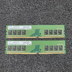 SAMSUNG DDR4-2666MHz 16GB (8GB×2枚キット) M378A1K43DB2-CTD 動作確認済み デスクトップ用 PCメモリ 