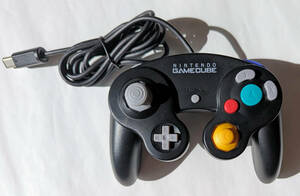 NGC 任天堂 ゲームキューブ コントローラ ブラック ★ GC NINTENDO GAMECUBE CONTROLLER Black