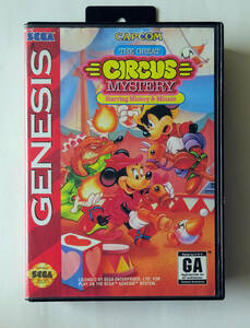 MD Mickey . minnie magical adventure 2 MICKEY & MINNIE GREAT CIRCUS MYSTERY North America version GENESIS * Sega Mega Drive for soft 