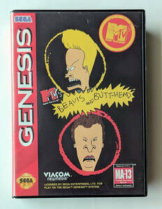 MD Be bus & bat head MTV BEAVIS & BUTT-HEAD North America version GENESIS * Sega Mega Drive for soft 