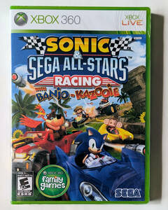 新品 ★ ソニック＆セガ・オールスター・レーシング with バンジョーとカズーイ SONIC & SEGA A-STARS RACING 北米版 ★ XBOX 360 