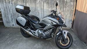 個人　NC700X DCT ABS LD フルパニア　ETC ナビ　チェンジペダル　グリップヒーター　センタースタンド　バイクカバー　29000ｋｍ　ガス満