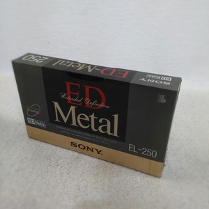【未使用品】SONY EDベータ ビデオテープ メタル EL-250A【送料無料】【メール便でお送りします】代引き不可