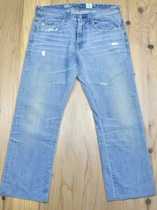 AG/ADRIANO GOLDSCHMIED ダメージ加工 クロップド デニム size30 ジーンズ アドリアーノゴールドシュミット Made in USA