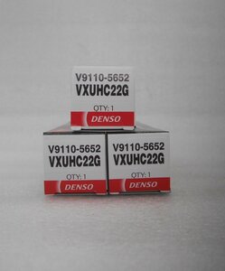 ◆イリジウムタフ　３本セット　送料無料　ＶＸＵＨＣ２２Ｇ◆デンソー　スパークプラグ　ホンダ　N-BOX、N-ONE　新品　数量限定