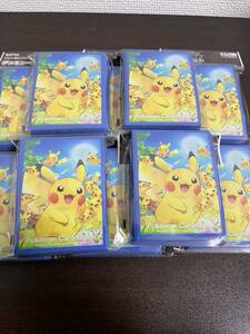 ポケモンカード　デッキシールド　ピカチュウ大集合　スリーブ　10セット　まとめ売り