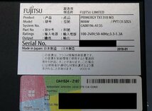 FUJITSU PRIMERGY TX1310 M3 2019年 Xeon E3-1225v6(4コア 3.30GHz) メモリ8GB HDD16TB(4TBx4) 富士通 サーバー 中古 〇 S2305-5659_画像3