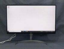 LG 27UL850-W 2020年 27インチ 4K 非光沢 USB Type-C DisplayPort HDMI スピーカー内蔵 高さ調節 ピボット 中古 〇 S2307-5917_画像2