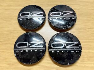 正規品！OZ RACING OZレーシング O・Z ホイールキャップ センターキャップ 4枚セット 黒