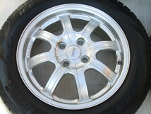 レイズ RAYS SUPER ECO 鍛造 アクア カローラフィールダー スペイド ポルテ フィット 5.5J 100 +45 2021年製 175/65R15 4本 E05_画像4