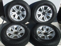 社外品 ランドクルーザープラド ハイラックスサーフ 7.5J 139.7 +28 2015年製 WINTER MAXX SJ8 265/65R17 4本 G02_画像1