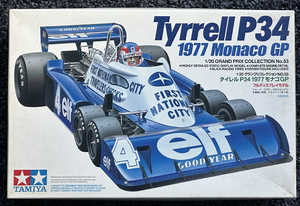 タミヤ　タイレル・Tyrrell P34 1977 Monaco GP 1/20 NO.53 当時物 新品未使用 ・未組み立て品