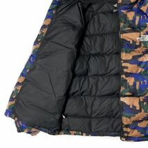 1円～!売切!【正規新品】THE NORTH FACE◆PRINTED HYDRENALITE HOODIE ダウンジャケット US限定 2022-23最新(M)茶 黒 迷彩柄 190122-130_画像6