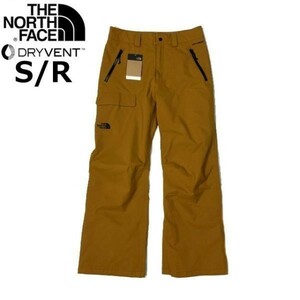 1円～!売切!【正規新品】THE NORTH FACE SEYMORE PANTS スノーパンツ セイモア US限定 DRYVENT ロゴ刺繍 スノボ スキー(S/R)茶 190110-50