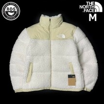 1円～!売切!【正規新品】THE NORTH FACE SHERPA NUPTSE JACKET ダウンジャケット ヌプシ モコモコ シェルパフリース ボア(M)白 190122-175_画像2