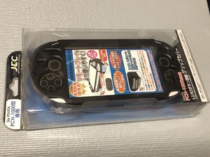 PSVITA用グリップ　PCH-1000型専用 未開封　L2／R2ボタン搭載 グリップカバー　JEC　JPV-003B　 リモートプレイアシストアタッチメント　