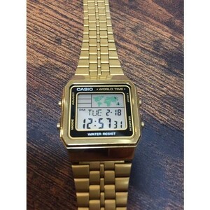 カシオ CASIO 新品 ワールドタイム A-500WGA-1 腕時計 デジタル メンズ 未使用品 並行輸入品