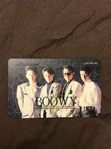 BOOWY 氷室京介 布袋寅泰 テレカ 未使用 ５０度数　テレホンカード