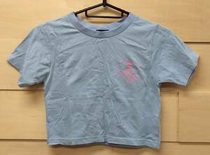 FIG＆VIPER　フィグアンドヴァイパー　ショート丈半袖Tシャツ　ライトブルー　フリーサイズ(S相当)　レディース　01