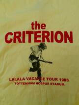 TICCA(ティッカ)／the CRITERION LALALA VACANCE TOUR 1985／架空ツアー半袖Tシャツ／イエロー・レッド／サイズF／レディース／01_画像5