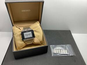 １円～稼働品 ソーラー電波 SEIKO/セイコー ブライツ アクティブマトリクス 100周年記念限定モデル ダイヤベゼル S771-0AE0 メンズ腕時計 