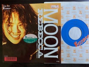 7inch レベッカ REBECCA / MOON / VIRGINITY(LIVE VERSION) NOKKO 1988年盤 07SH3002 / 4988009050225