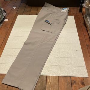 カーゴパンツ　作業着　ワークパンツ　サイズ82 シルバー　夏仕立て