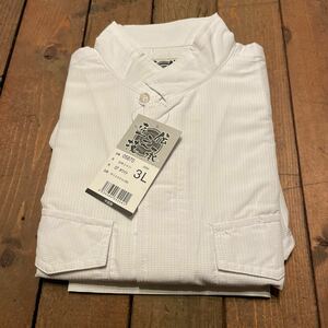 ワークシャツ　ホワイト　サイズ3L