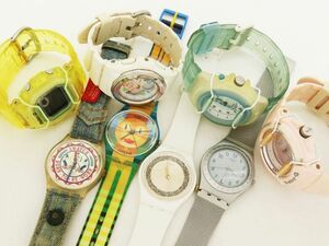 1円 ジャンク品 カシオ Baby-G スウォッチ クオーツ 等 腕時計 おまとめ大量セット EQ099