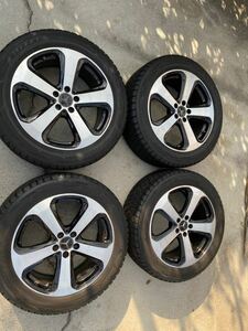 【正規品】ベンツ X253 GLC 純正 19in 8J +38 PCD112 ブリヂストン ブリザック DM-V2 235/55R19アルミホイール ブリザック ブリヂストン