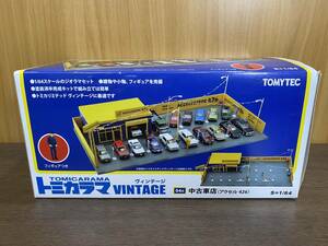 35)) ☆1円～ トミーテック トミカラマ ヴィンテージ 04c 中古車店 (アクセル 426) ジャンク