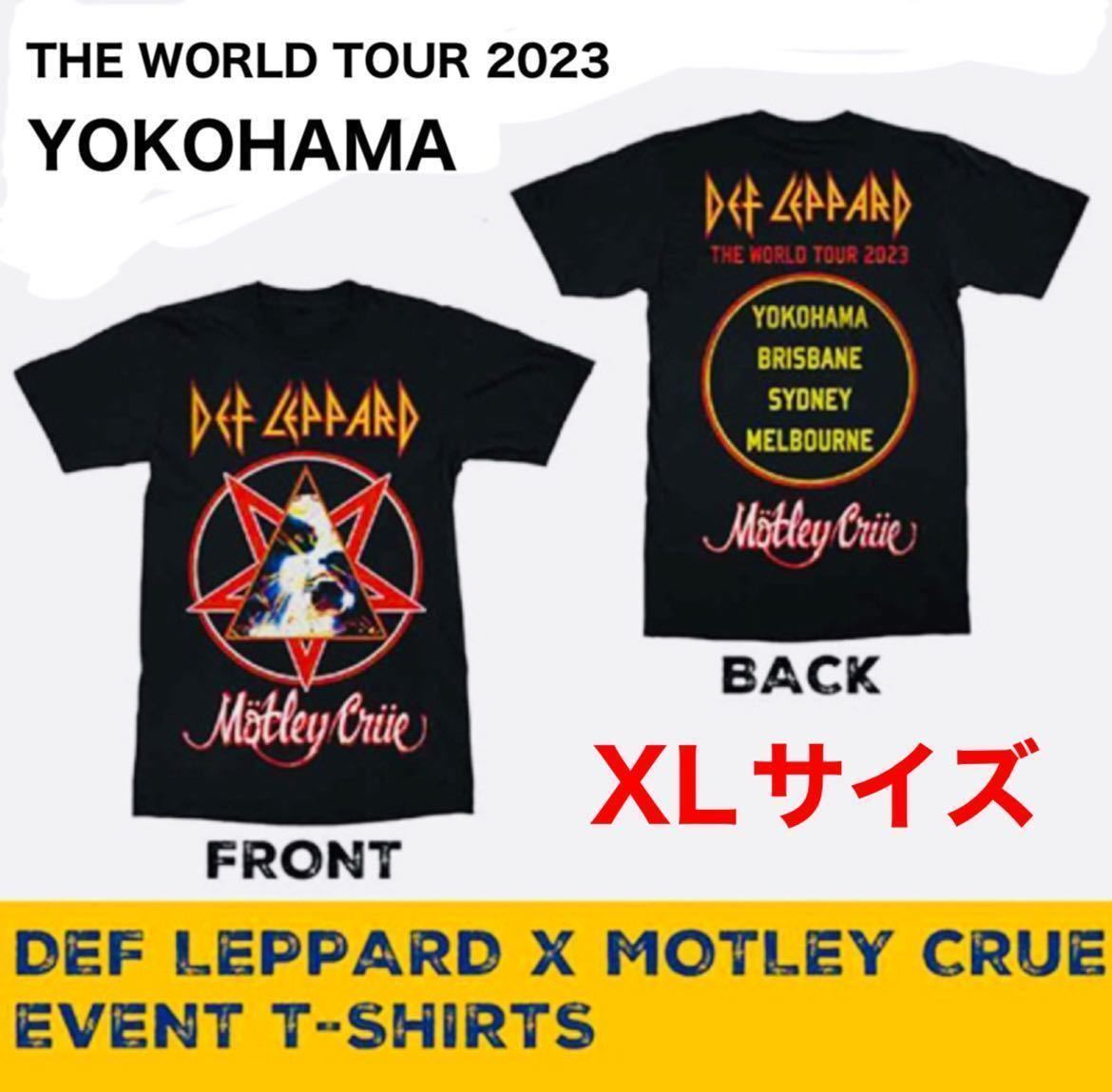 Lサイズ モトリークルー デフレパード 2023 Kアリーナ EVENT T-SHIRT T